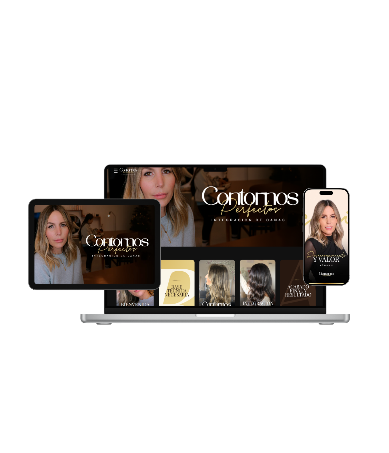 Contornos Perfectos e Integración de Canas en varios dispositivos